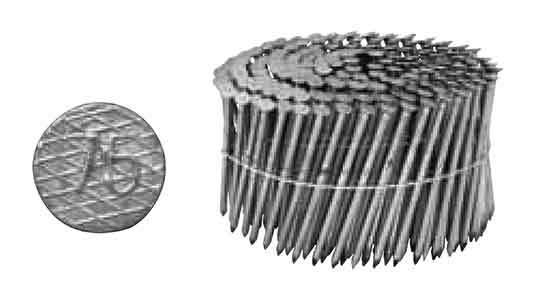 ワイヤ連結デジメッキN釘(黄緑