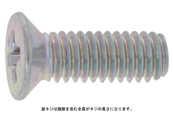 十字穴付(+)皿小ねじ小頭(D=7D=9(並目